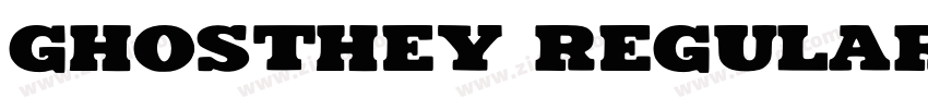 ghosthey Regular字体转换
